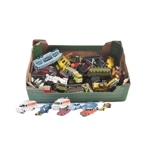 60 - A collection of vintage Dinky Toys diecast models cars and other vehicles, largely of military and c... 