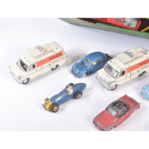 60 - A collection of vintage Dinky Toys diecast models cars and other vehicles, largely of military and c... 