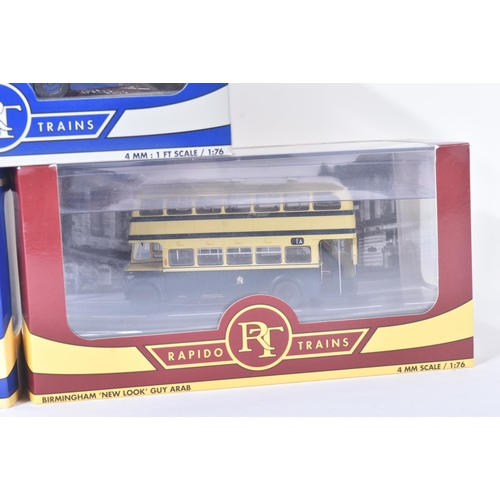 62 - A collection of Rapido Trains boxed 1/76 scale diecast buses comprising; 901017 West Midlands Leylan... 