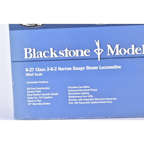 7 - An original Blackstone Models HOn3 narrow gauge model railway trainset locomotive engine No. B310106... 