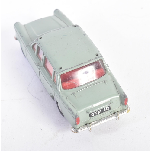 79 - Two original vintage Triang / Tri-ang made Spot-On 1/42 scale diecast model No. 267 Hillman Minx 160... 