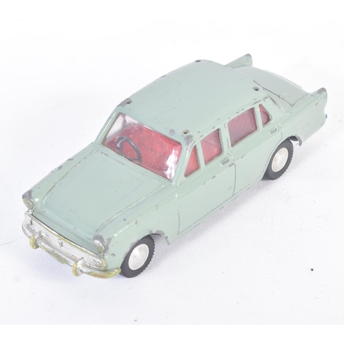 79 - Two original vintage Triang / Tri-ang made Spot-On 1/42 scale diecast model No. 267 Hillman Minx 160... 