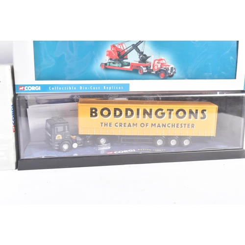 86 - A collection of x3 Corgi 1/50 scale boxed diecast model haulage vehicles / trucks comprising; 31007 ... 