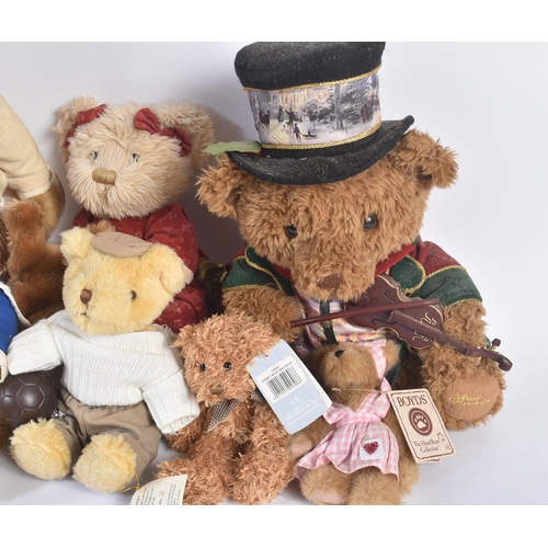 93 - A collection of x7 soft teddy bears to include; The Boyd Bear Collection completed with original clo... 