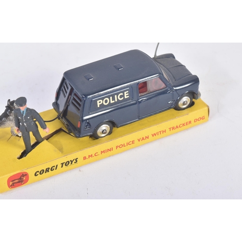 94 - An original vintage Corgi Major Toys boxed diecast model No. 448 B.M.C Mini Police Van with Tracker ... 