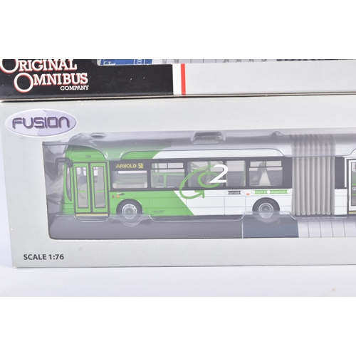 99 - Two Corgi Original Omnibus / Wrightbus 1/76 scale diecast model buses comprising; OM41302 Wright Sol... 