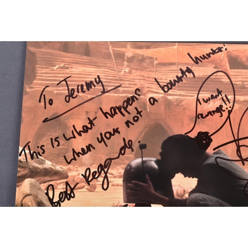 10 - Estate of Jeremy Bulloch - Star Wars Episode III - Daniel Logan (Boba Fett) - unique personally auto... 