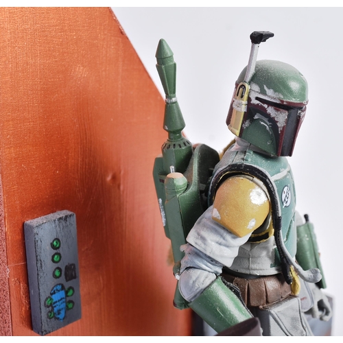 23 - Estate of Jeremy Bulloch - Star Wars - a custom made 'Star Movies' action figure diorama. Comprising... 