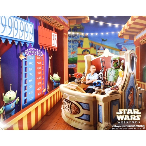 263 - Estate of Jeremy Bulloch - Star Wars Weekends - an original advertising poster for Disney Star Wars ... 