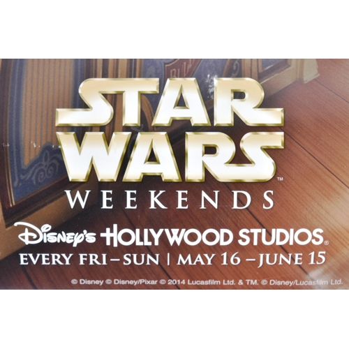 263 - Estate of Jeremy Bulloch - Star Wars Weekends - an original advertising poster for Disney Star Wars ... 