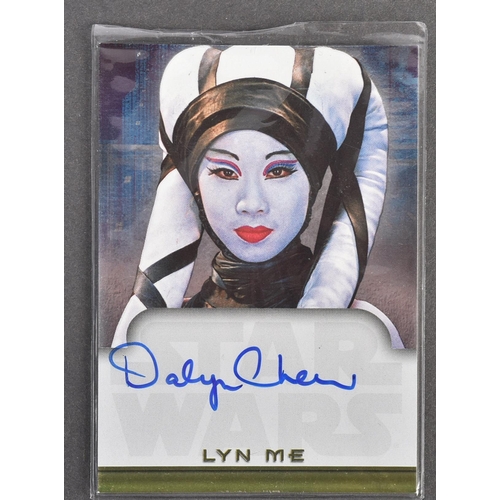 277 - Estate of Jeremy Bulloch - Star Wars - Topps - Dalyn Chew (Lyn Me) - official autographed 2001 Topps... 