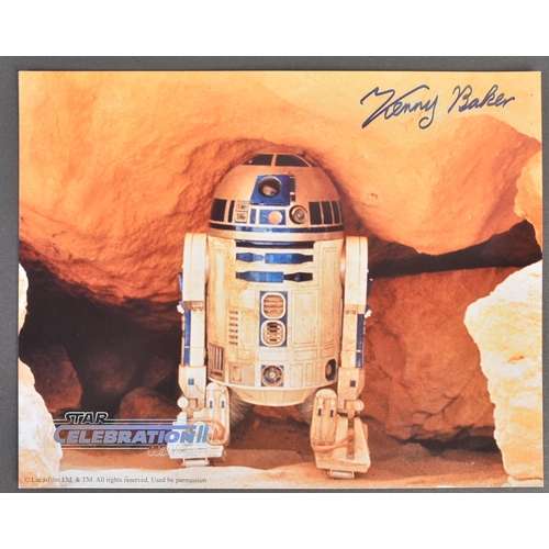 280 - Estate of Jeremy Bulloch - Star Wars - Celebration II - Kenny Baker 1934-2016 (R2D2) - autographed o... 