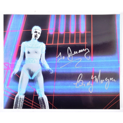 287 - Estate of Jeremy Bulloch - Cindy Morgan - Tron - autographed 8x10