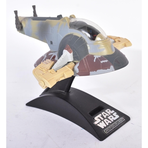 290 - Estate of Jeremy Bulloch - Star Wars - Bulloch's personally owned Slave 1 plastic Action Fleet plast... 