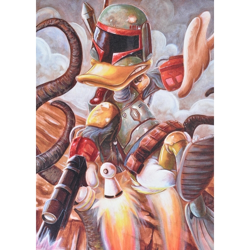 295 - Estate of Jeremy Bulloch - Star Wars - Artwork - Darren Wilson (Official Disney Artist) - Boba Fett ... 