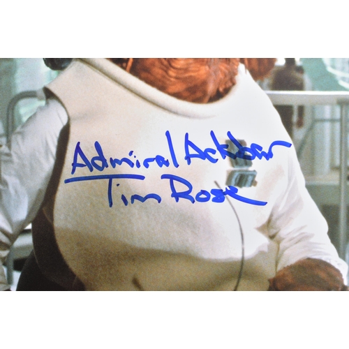 36 - Estate of Jeremy Bulloch - Star Wars - Celebration II - Tim Rose (Admiral Ackbar) - autographed offi... 