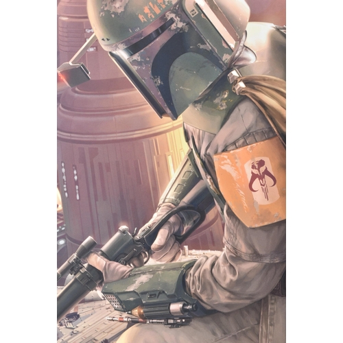 45 - Estate of Jeremy Bulloch - Star Wars Celebration V - Chris Trevas (artist) - The Hunter And His Prey... 