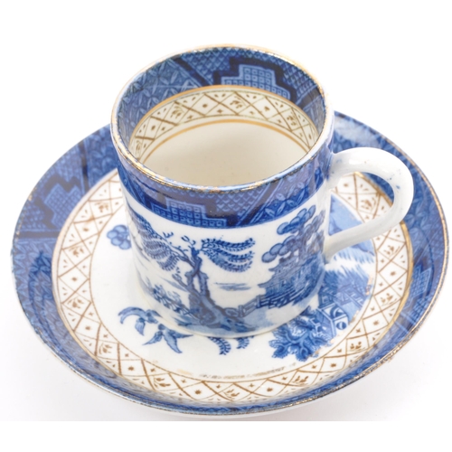 110 - Late 20th century, Royal Doulton Booths Real Old Willow (blue willow china pattern), the Majestic co... 