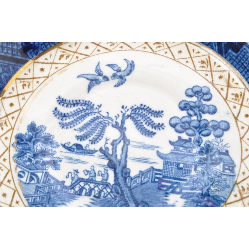 110 - Late 20th century, Royal Doulton Booths Real Old Willow (blue willow china pattern), the Majestic co... 