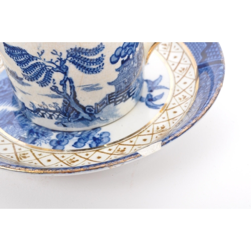 110 - Late 20th century, Royal Doulton Booths Real Old Willow (blue willow china pattern), the Majestic co... 