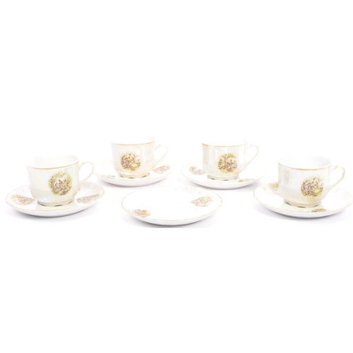 113 - Late 20th century vintage, retro afternoon tea set / service by Titov Veles Jugoporcelan. Consisting... 