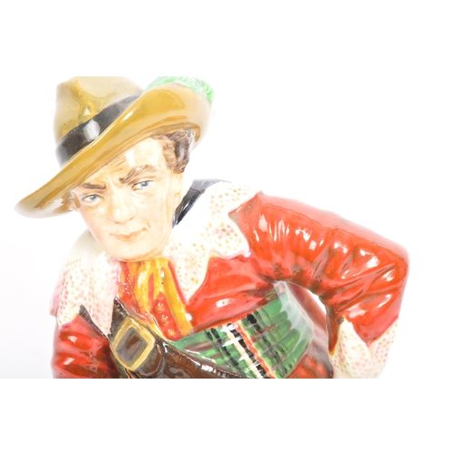 115 - Cavalier - The studio Potter by R Johnson - Vintage 20th century 1962 ceramic figurine of gentleman ... 