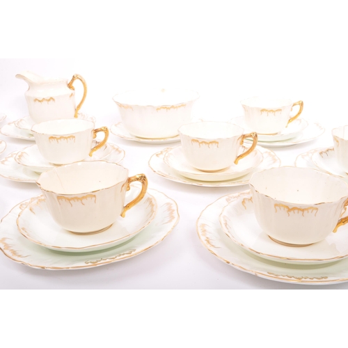 120 - A large 1950's, mid century china / porcelain afternoon tea service set. Comprising of 10 x tea cups... 