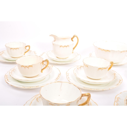 120 - A large 1950's, mid century china / porcelain afternoon tea service set. Comprising of 10 x tea cups... 