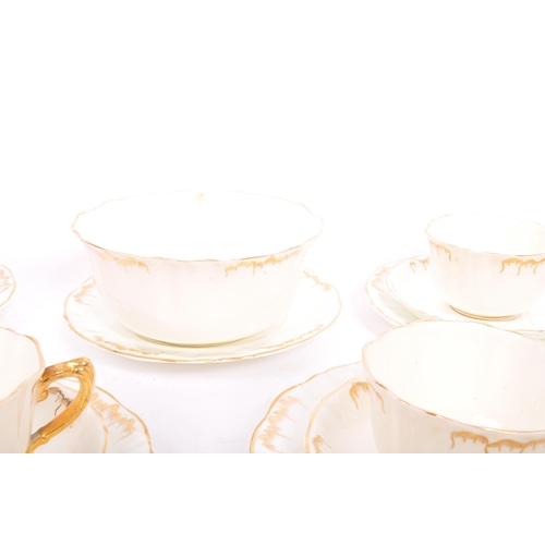 120 - A large 1950's, mid century china / porcelain afternoon tea service set. Comprising of 10 x tea cups... 