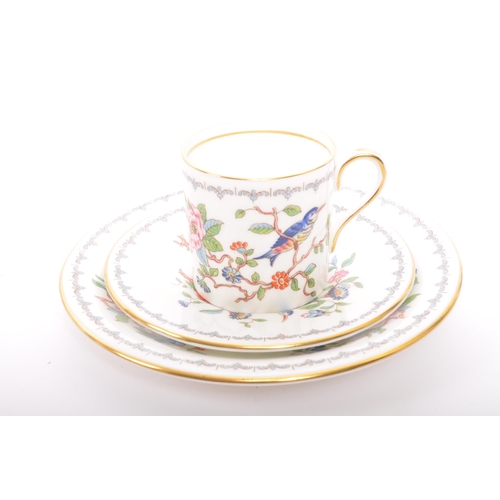 138 - Aynsley - A 20th Century vintage Aynsley bone china coffee service in the Pembroke pattern. To compr... 