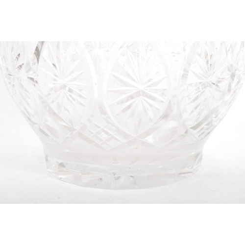 149 - Large Waterford cut glass bowl with decorative Lismore pattern to the bulbous shaped outer edges. Di... 