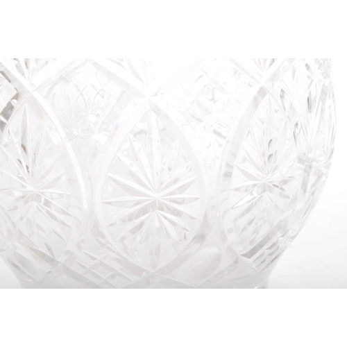 149 - Large Waterford cut glass bowl with decorative Lismore pattern to the bulbous shaped outer edges. Di... 