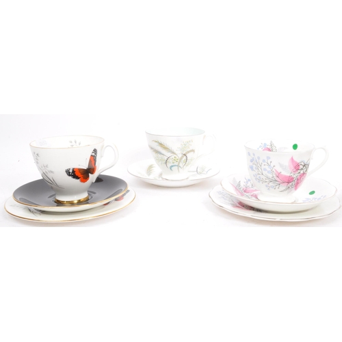 15 - A collection of Royal Albert Trio's to include Old Country Roses tennis set, Mayflower, Fancy Free, ... 