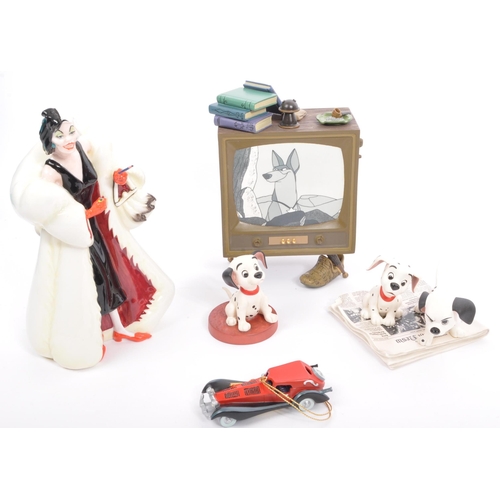 170 - Classics Walt Disney Collections - 101 Dalmatians - Three painted porcelain figurine / statues compr... 