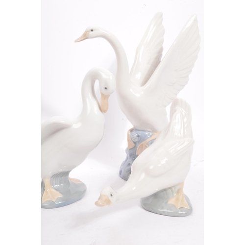 23 - Nao - A large collection of vintage 20th century Spanish porcelain figurines in the form of animals ... 