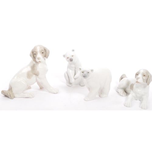 23 - Nao - A large collection of vintage 20th century Spanish porcelain figurines in the form of animals ... 