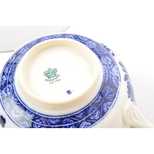 28 - A collection of early 20th century & later English fine bone china blue & white ware. The lot to inc... 