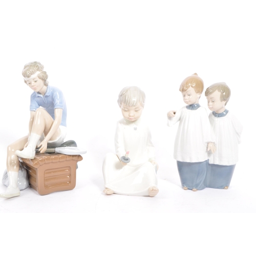 31 - Nao for Llladro - A collection of five vintage 20th century Spanish porcelain figurines to include C... 