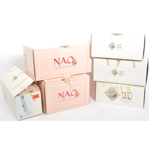 33 - Nao for Lladro - A collection of six vintage 20th century Spanish porcelain to include How Pretty!, ... 