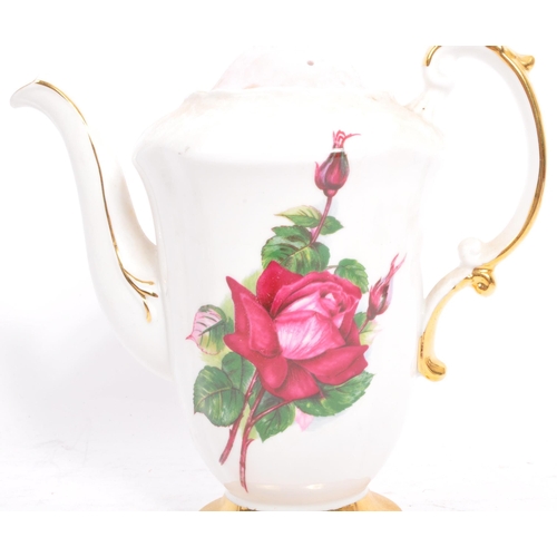 34 - A vintage 20th century bone china Paragon part tea service in Harry Wheatcroft's Six Famous Roses 'G... 