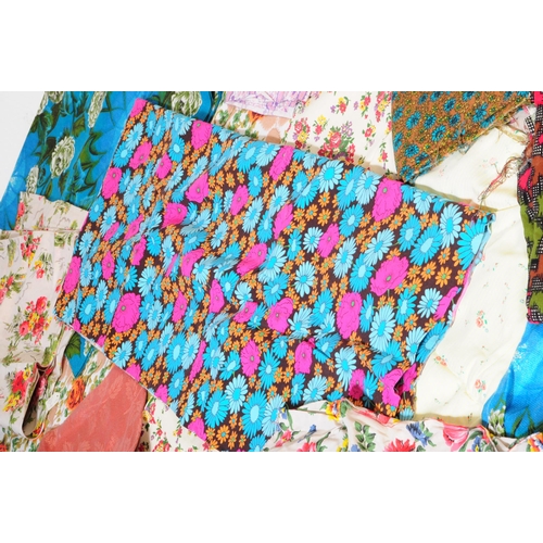 347 - A large collection of vintage mid 20th century & later circa 1960s onwards fabric sheets of various ... 