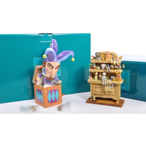 363 - Classics Walt Disney Collections - Two painted porcelain figurine / statues comprising of; Pinocchio... 