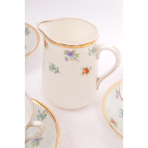 52 - Mayer & Sherratt - An early 20th century circa. 1900's Mayer & Sherratt bone china tea service. The ... 