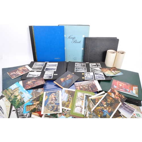 545 - A collection of 1950's & 1960's, black & white photographs and postcards from the1960's, along with ... 