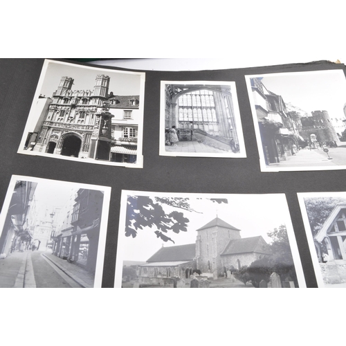 545 - A collection of 1950's & 1960's, black & white photographs and postcards from the1960's, along with ... 