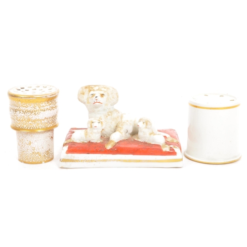 55 - A collection of 19th century victorian era ceramic to include aÂ 19th Century Victorian era ceramic ... 