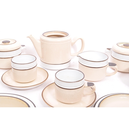 61 - Denby - A collection of vintage 20th century circa. 1960's Denby pottery stoneware part tea / dinner... 