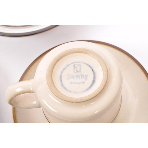 61 - Denby - A collection of vintage 20th century circa. 1960's Denby pottery stoneware part tea / dinner... 