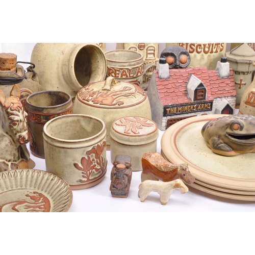 73 - A large collection of vintage 20th century circa 1960s Tremar UK ceramic studio art pottery. To incl... 