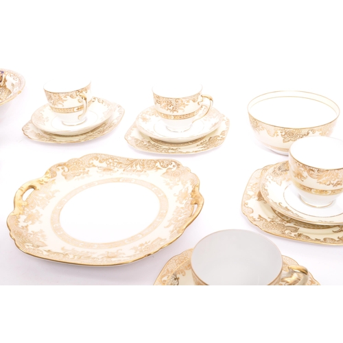 76 - A vintage, late 20th century Japanese china ceramic/bone china tea service set By Noritake. Comprisi... 